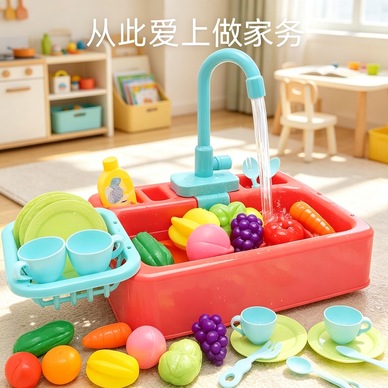 Kitchen Appliances For Kids - Set Giocattolo da Cucina in Plastica