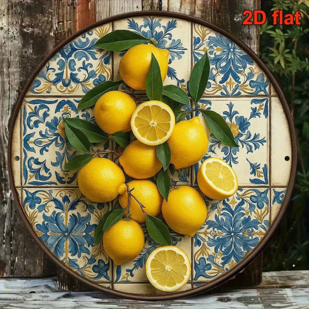 Kitchen Appliances Vintage - CIFBUY Decorazione da parete in alluminio