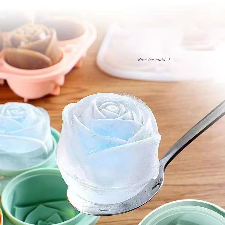 Kitchen Appliances And Utensils - Stampi per ghiaccio rosa 3D Stampo