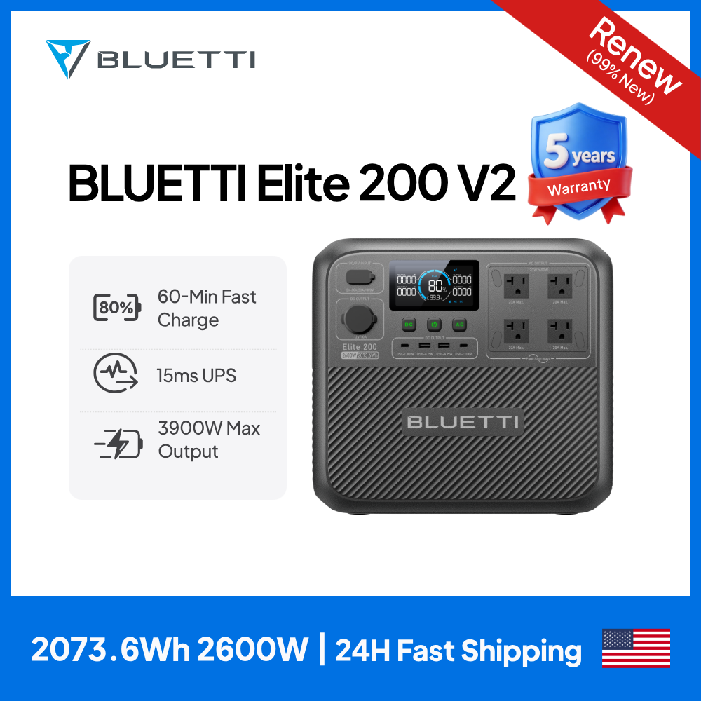 Bread Maker Machine - 【Rinnovato】BLUETTI Elite 200 V2 Stazione di