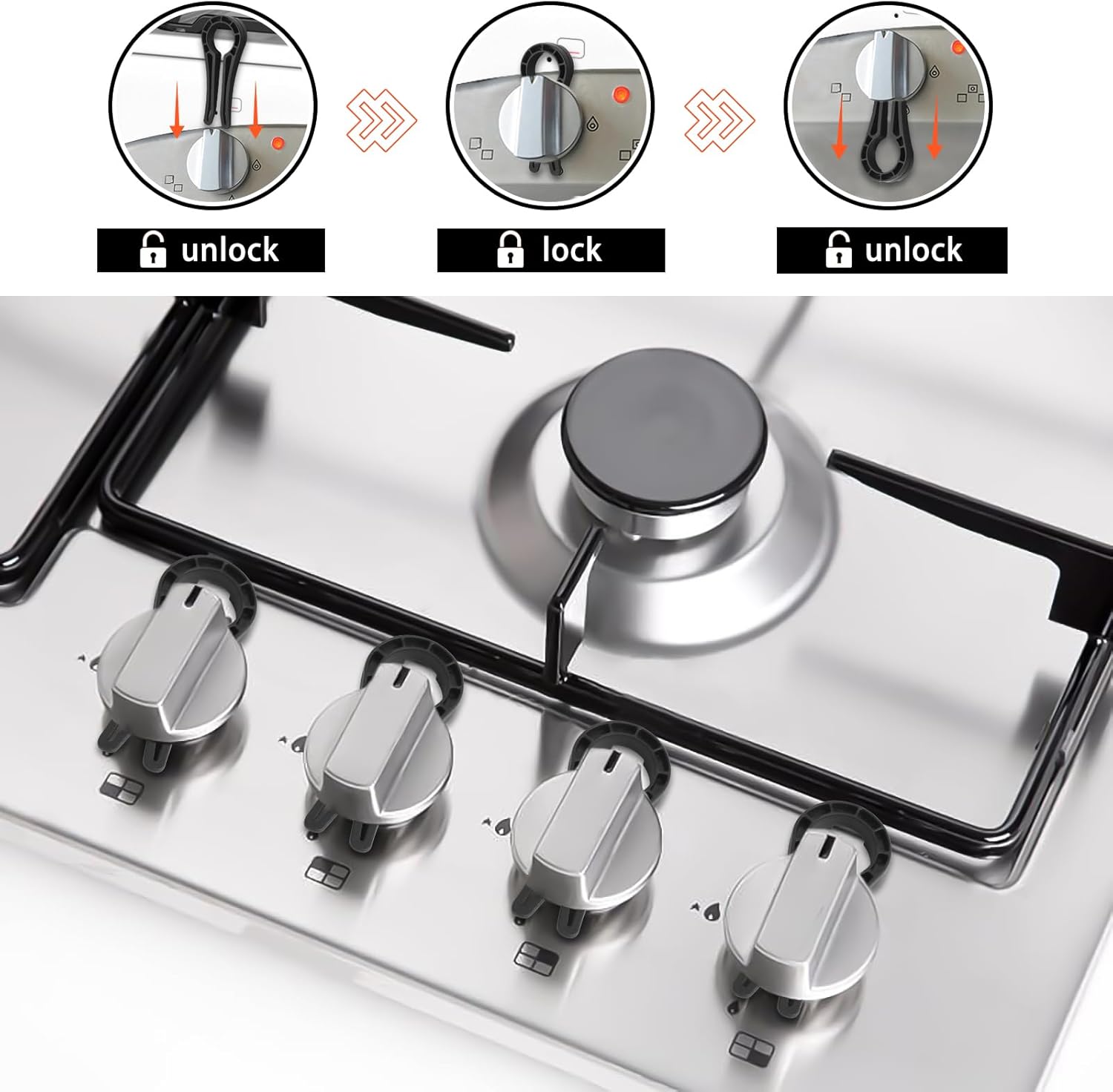 Set di Sicurezza per Cucina a  - Kitchen Appliances Gas Stove recensione e prezzo