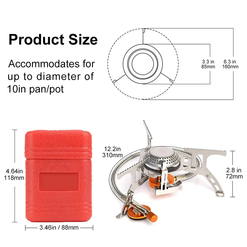 Fornello da campeggio a gas Fo - Kitchen Appliances Gas Stove recensione e prezzo